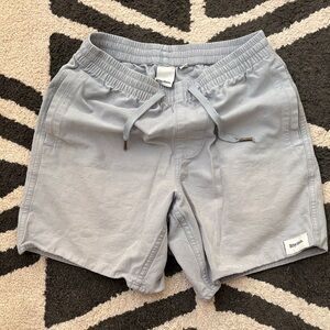 Men’s Rhythm Light Gray Drawstring Shorts